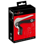 Вагинальный расширитель Vibrating Speculum с вибрацией и подсветкой (Цвет: черный)