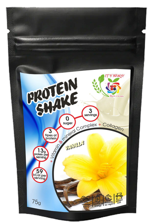 Коктейль протеиновый со вкусом ВАНИЛИ / 75 г / (3 порции) / IT'S YOURS