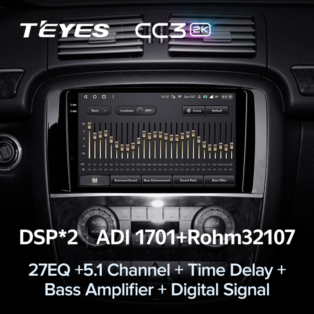 Teyes CC3 2K 9"для Mercedes Benz R-Class 2005-2017