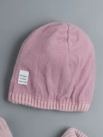 Шапка зимняя для девочки со снудом и митенками