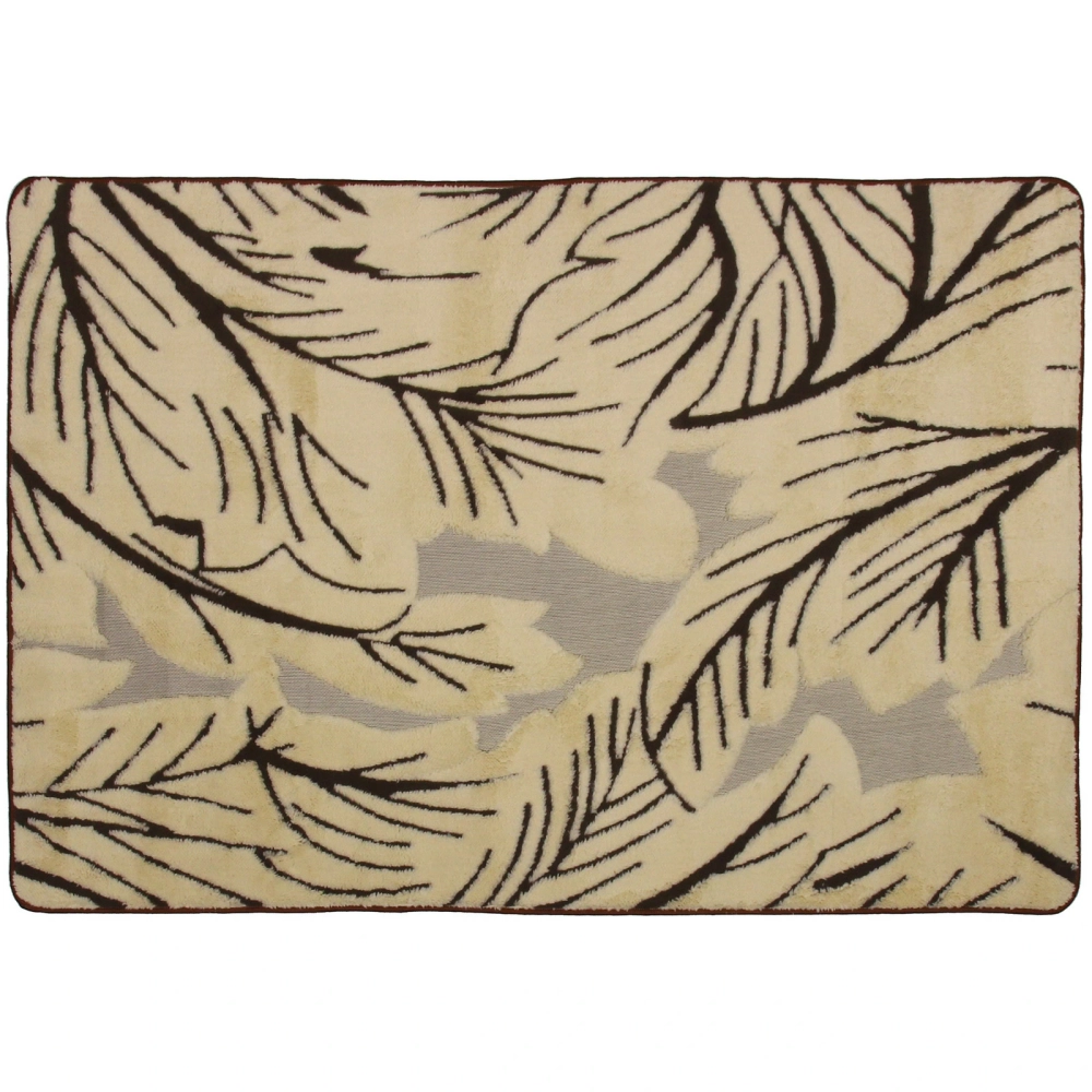 Коврик для ванной 80*120"Флора» бежевый