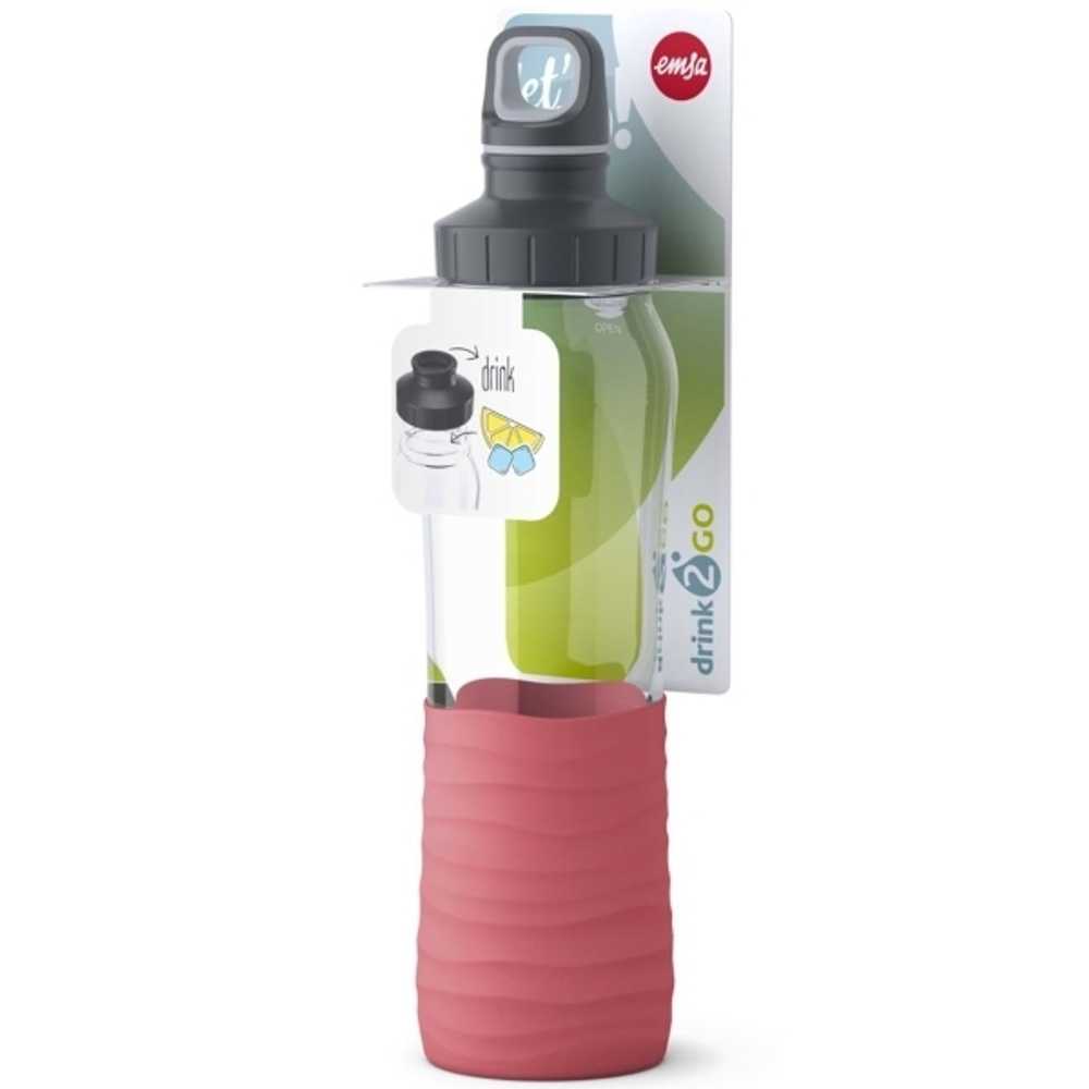 Бутылка для воды EMSA Drink2Go Glass N3100400 0,7 л
