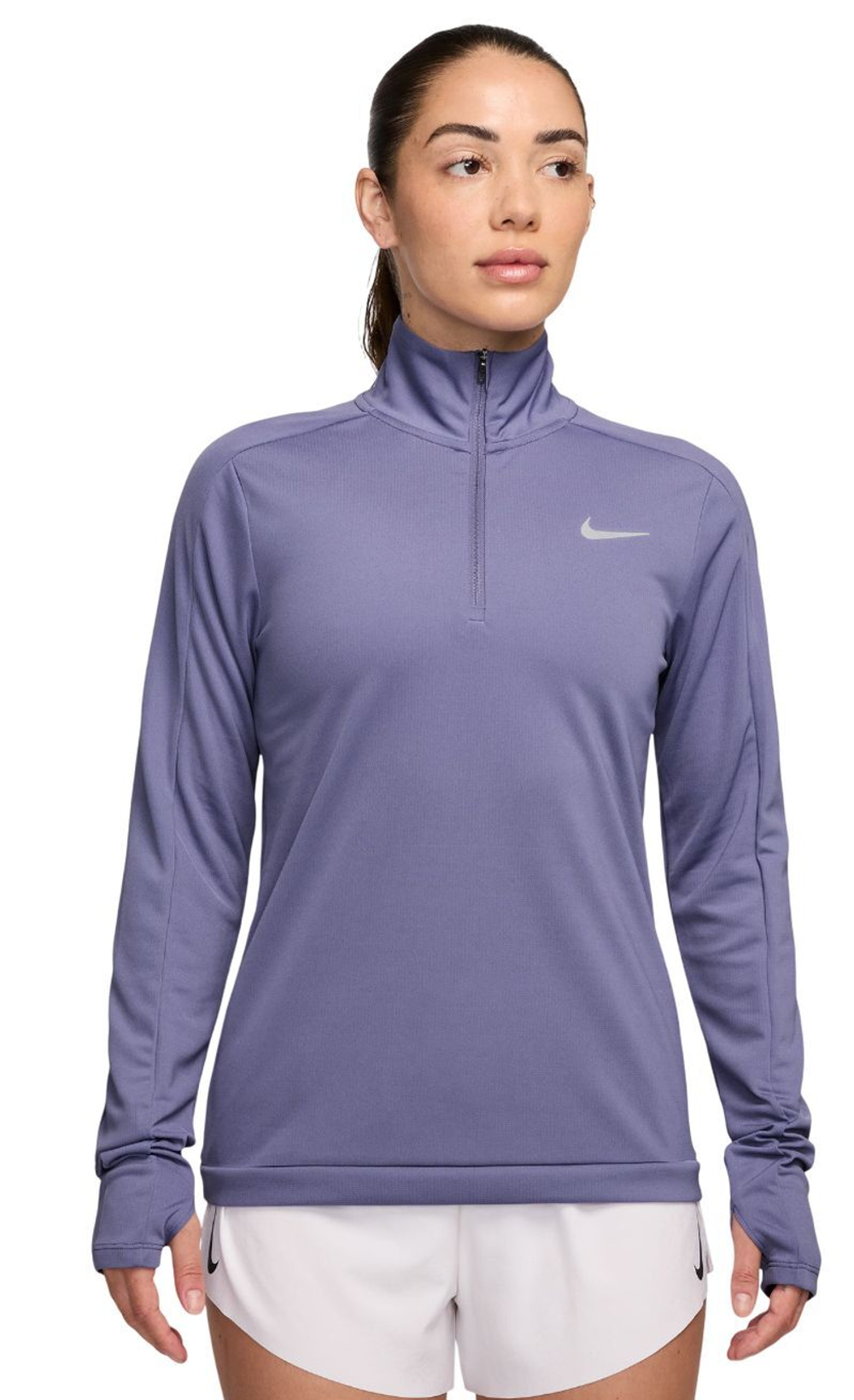 Женская теннисная футболка с длинным рукавом Nike Dri-Fit Pacer