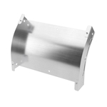 Угол вертикальный внешний 45 градусов 30х600, 0,8 мм, AISI 304 в комплекте с крепежными элементами и соединительными пластинами,необходимыми для монтажа