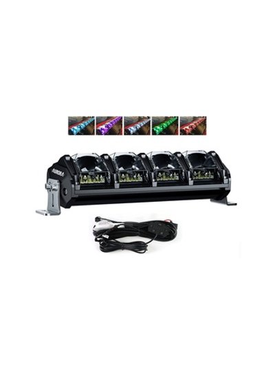 Светодиодная фара комбинированного света AURORA 254 мм 124W LED (серия RGB)