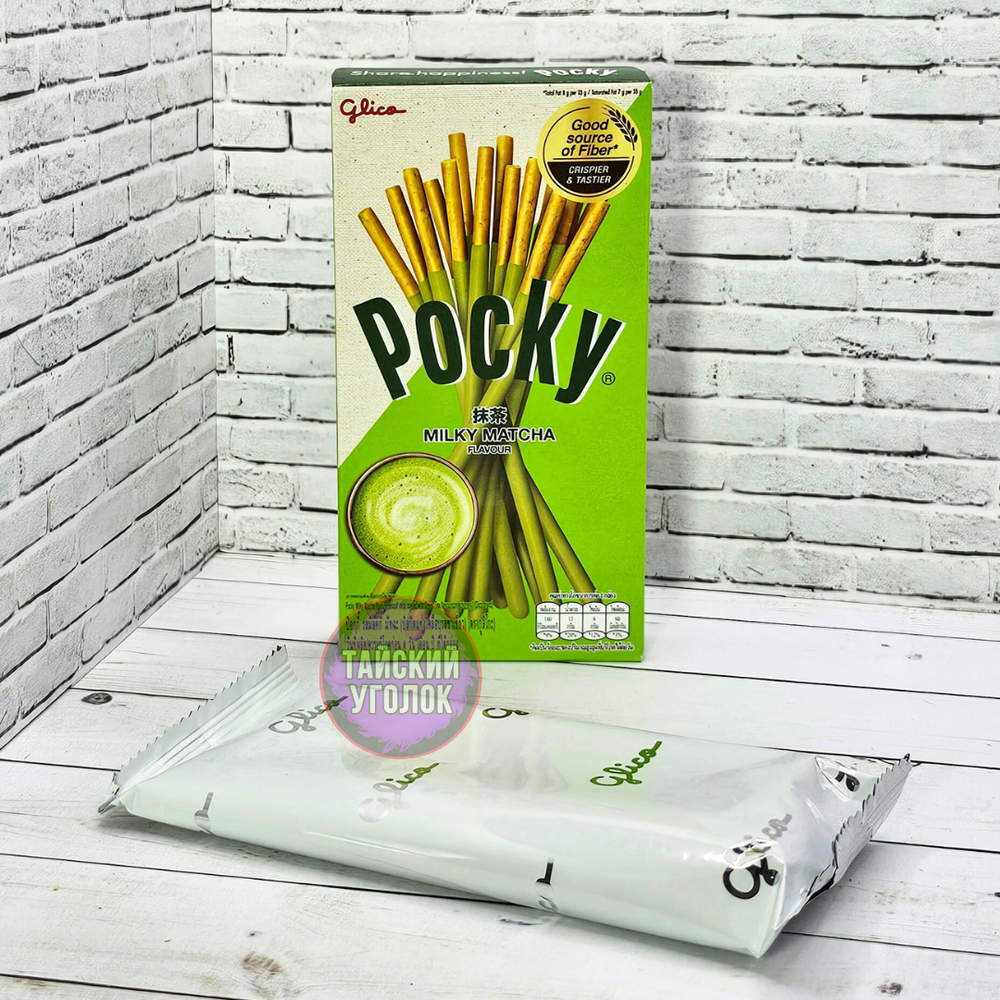 Бисквитные палочки в глазури Pocky Матча 39 гр.