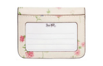 COACH Card Case Canvas Card Holder Women"s White