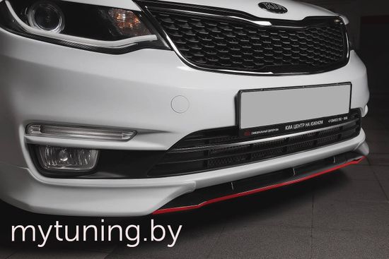 Диффузор передний между клыками для Kia Rio III
