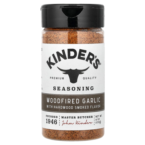 KINDER'S, приправа, чеснок, копченый на дровах, 170 г (6 унций)