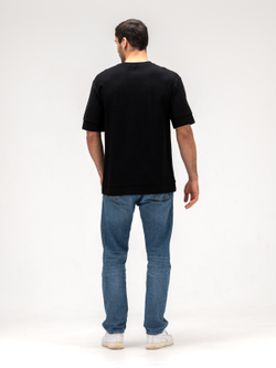 Футболка мужская плотная. Уголь