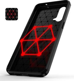 Мягкий чехол черного цвета для телефона OnePlus Nord CE 5G с 2021 года, серии Carbon от Caseport