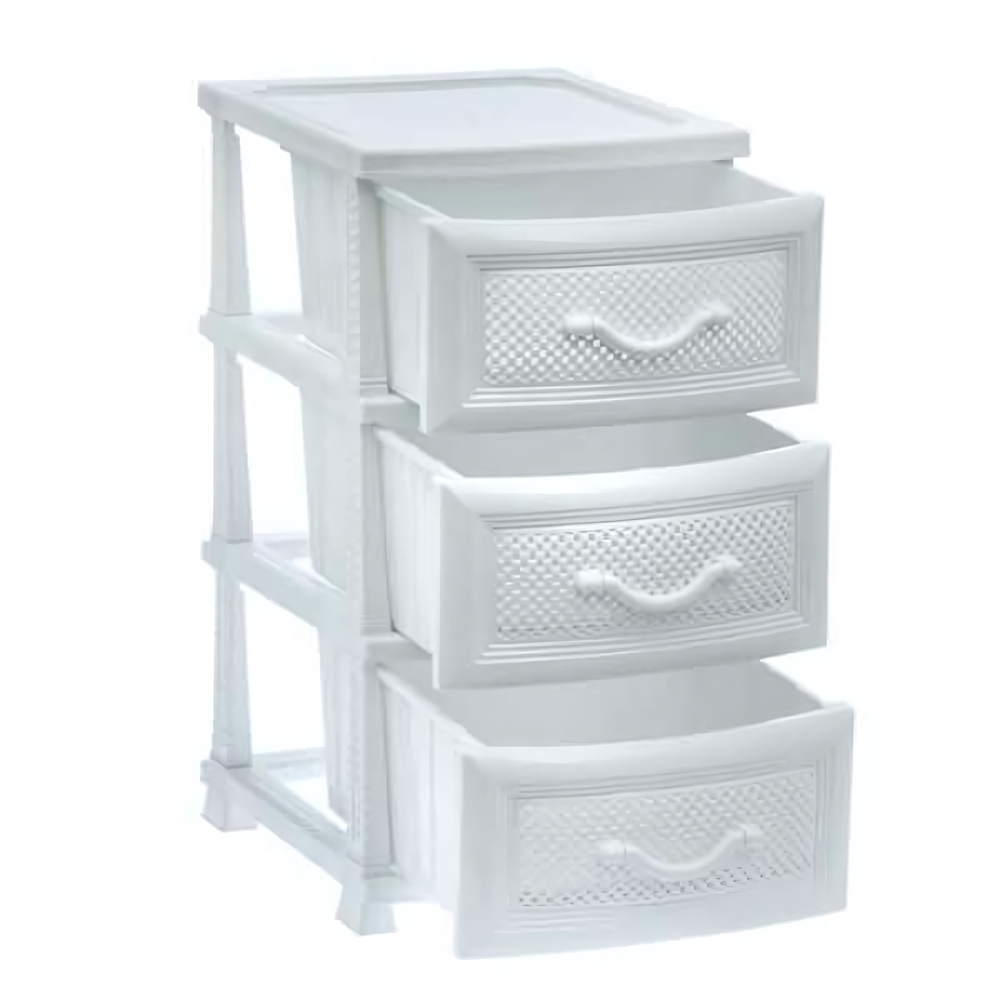 Комод "Дельфин" 3 секции белый РП-412