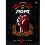 Тетрадь 48л., А5, клетка, Проф-Пресс, "Мужской спорт" скрепка, мелованный картон, выб.лак, 5 дизайнов в спайке