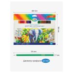 Карандаши цветные Гамма "Классические", 36цв., заточен., картон. упаковка, европодвес