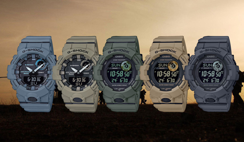 Японские спортивные наручные часы Casio G-SHOCK GBD-800UC-3