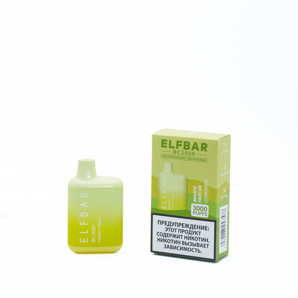 Elf Bar BC3000 - Mango Peach (5% nic)