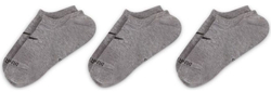 Теннисные носки Nike Everyday Plus Cushioned Training Footie Socks 3P - серый