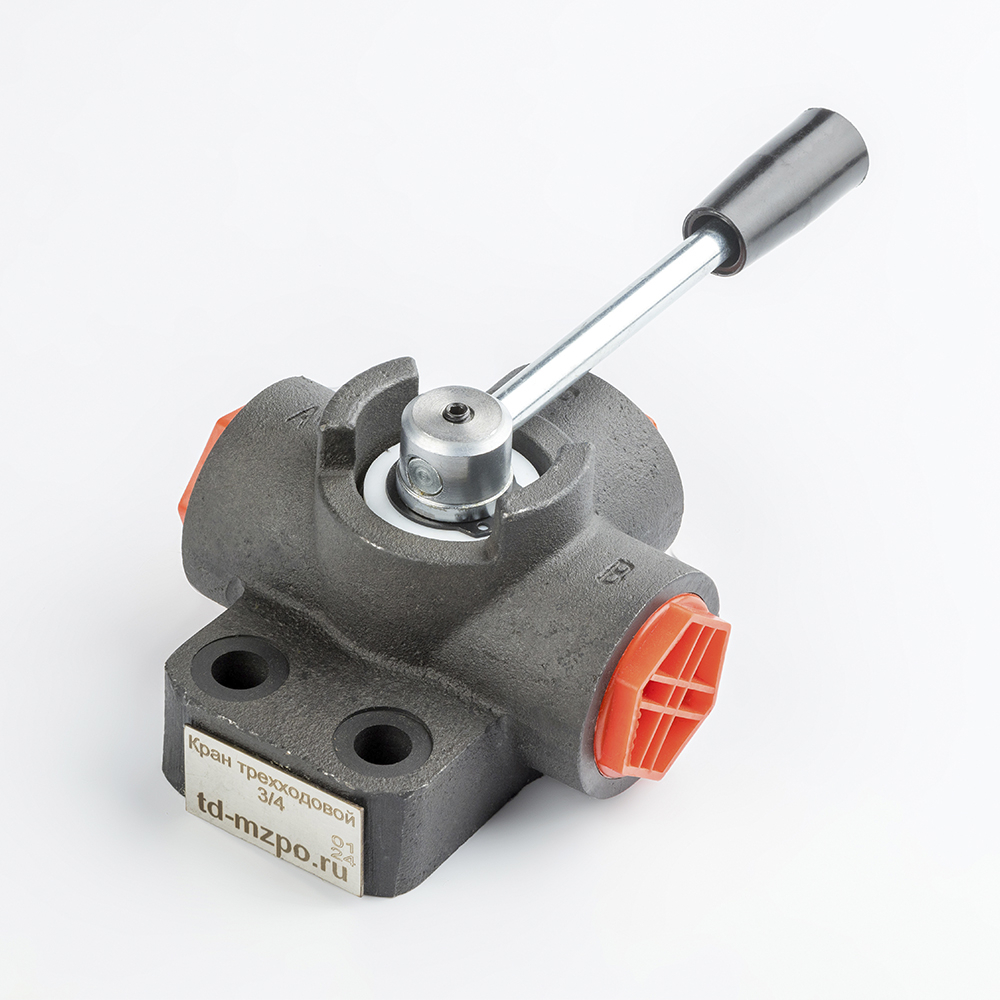 Кран трехходовой G3/8 (чугун)