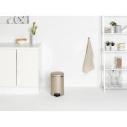 Brabantia NewIcon Контейнер для мусора Gold Metalic, 12 л.