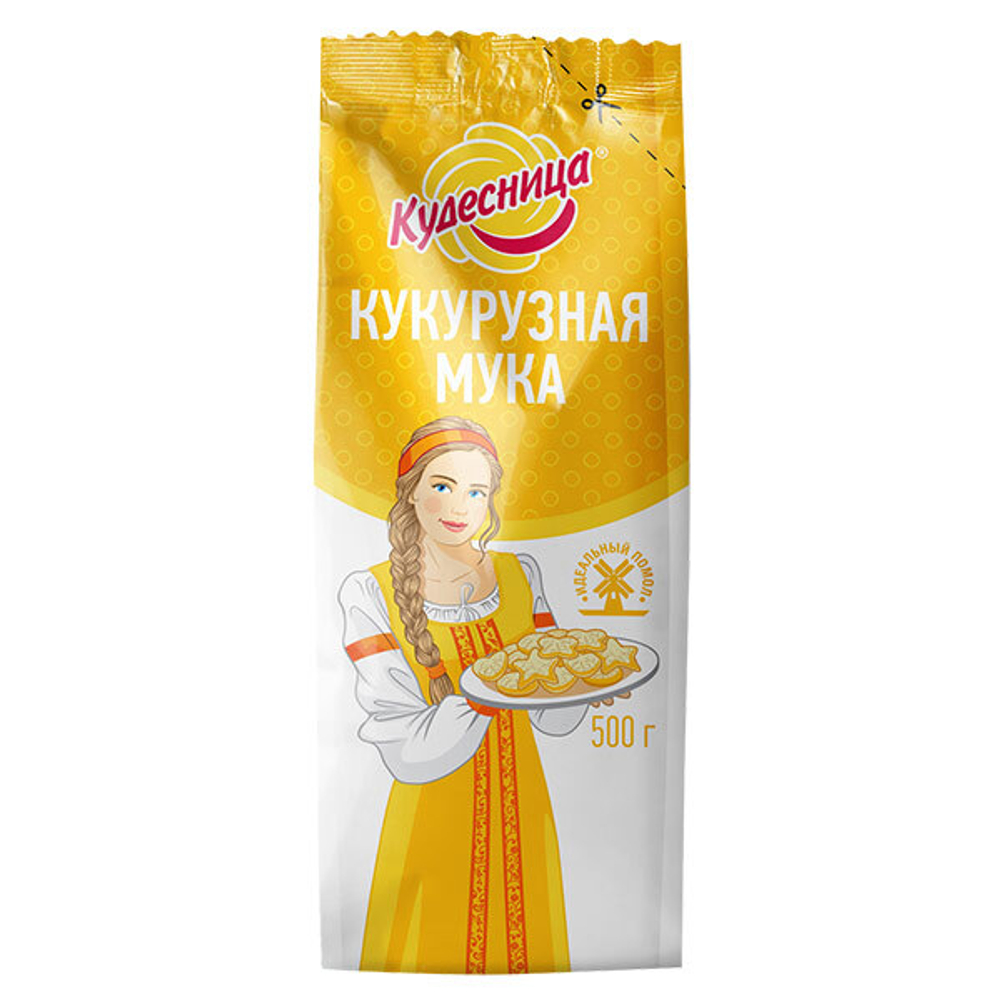 Мука кукурузная  (т/м Кудесница) 500г