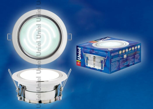 GX53/Н-2R Белый. Светильник встраиваемый с рефлектором. Картонная упаковка.