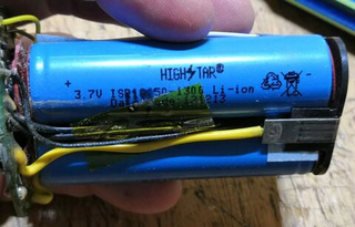 Ремонт аккумулятора фонаря