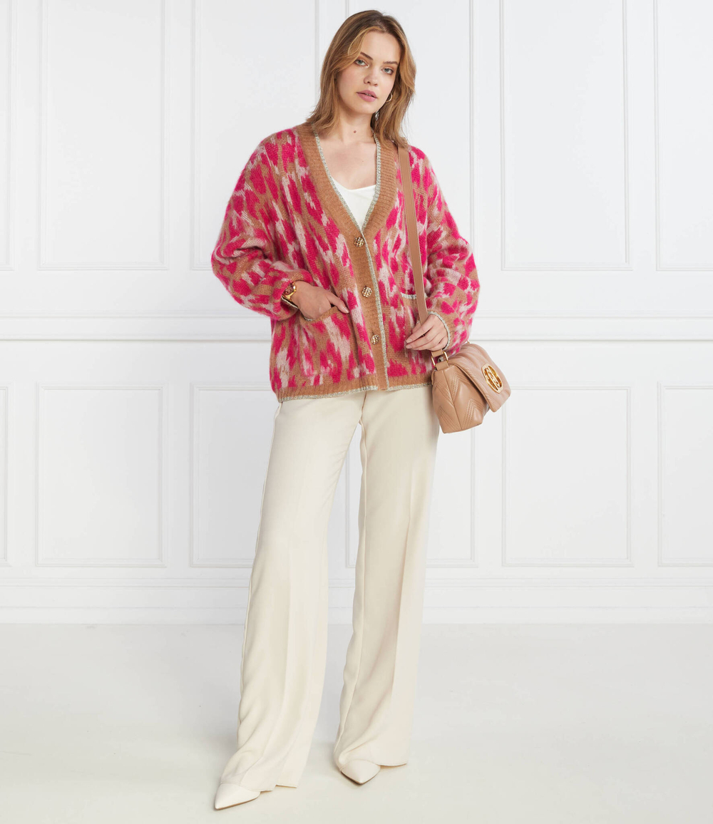 Кардиган Liu Jo - розовый(MF3162 MAG71)