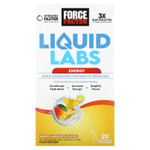 Force Factor, Liquid Labs, Energy, манго и маргарита, 20 пакетиков по 8 г (0,28 унции)