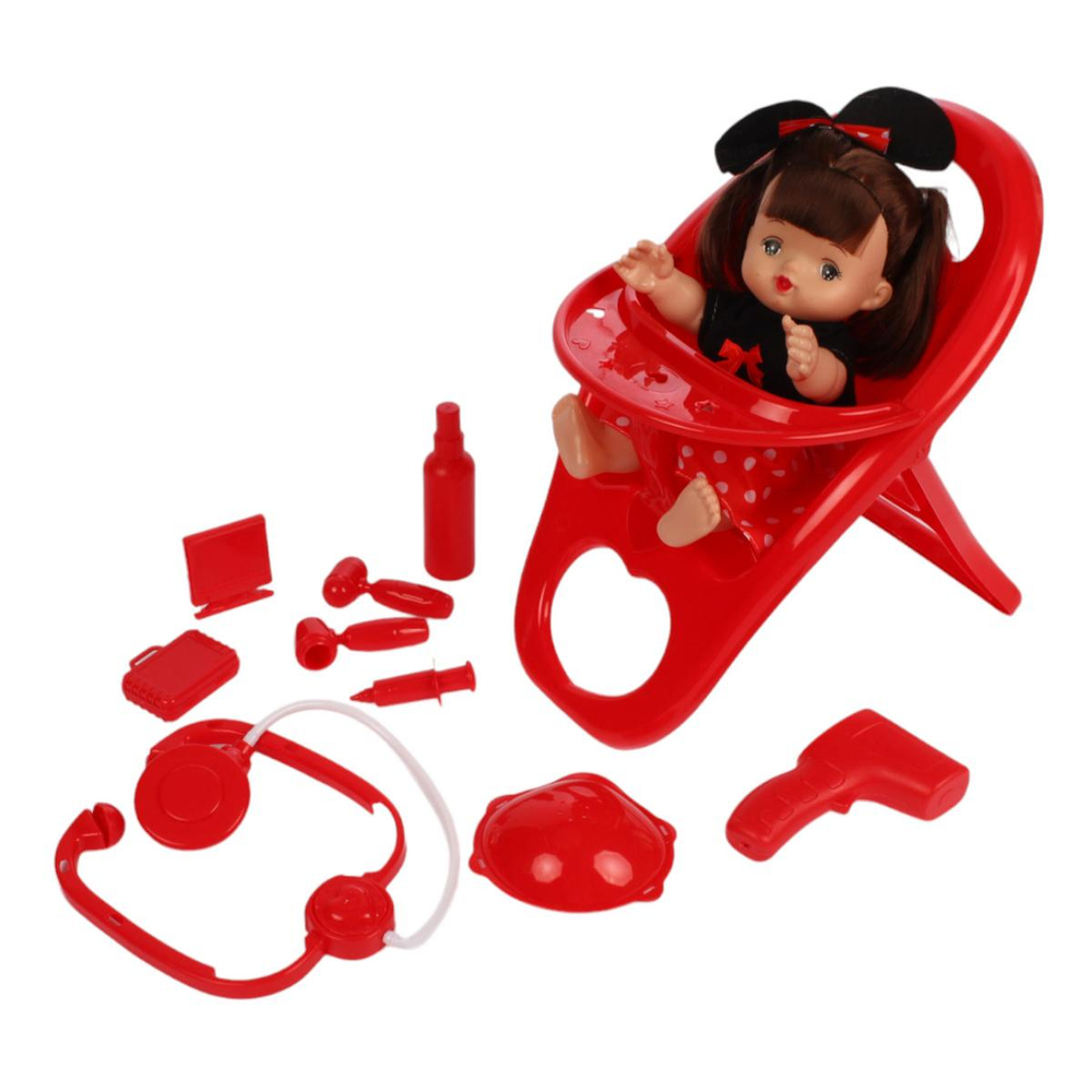 Аксессуар для куклы Стульчик для кормления пакет CS5825-2