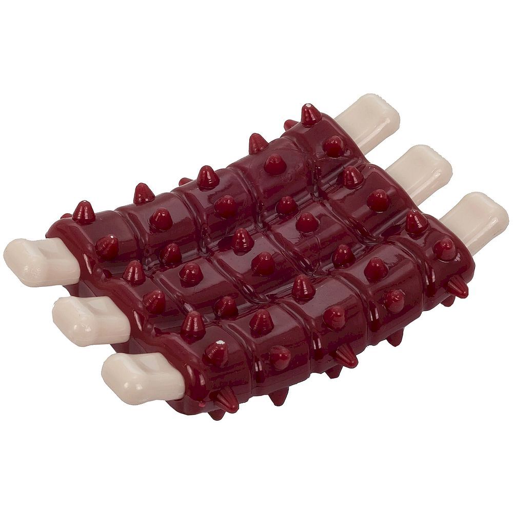 Игрушка для собак Ребрышки Marli с ароматом говядины из термопластичной резины,12х8см