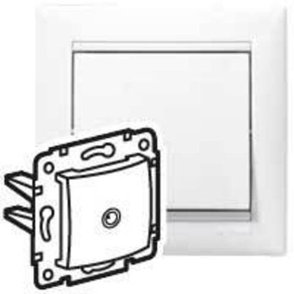 Розетка TV (телевизионная) "звезда" - белый Valena Classic LEGRAND