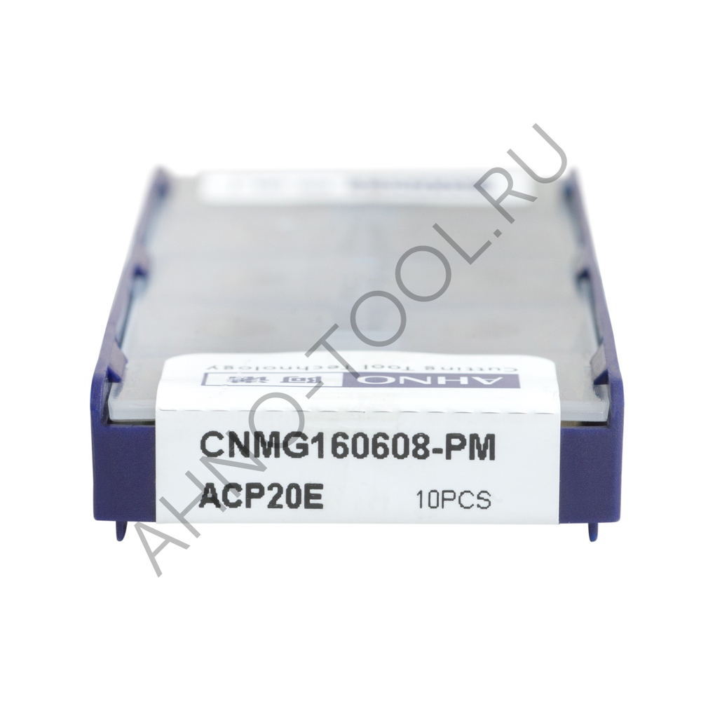 Пластина твердосплавная ISO CNMG160608-PM ACP20E AHNO по стали, получистовая