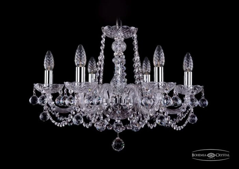 Подвесная люстра Bohemia Ivele 1402/6/195/Ni/Balls