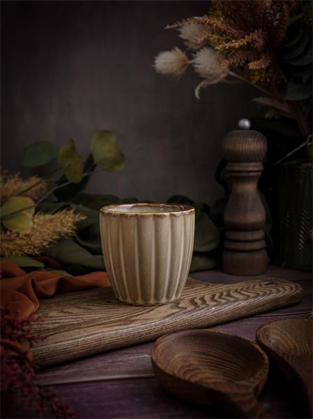 Кружка без ручки 240 мл, d 8,5 см h 8 см, ASTERA PEARL