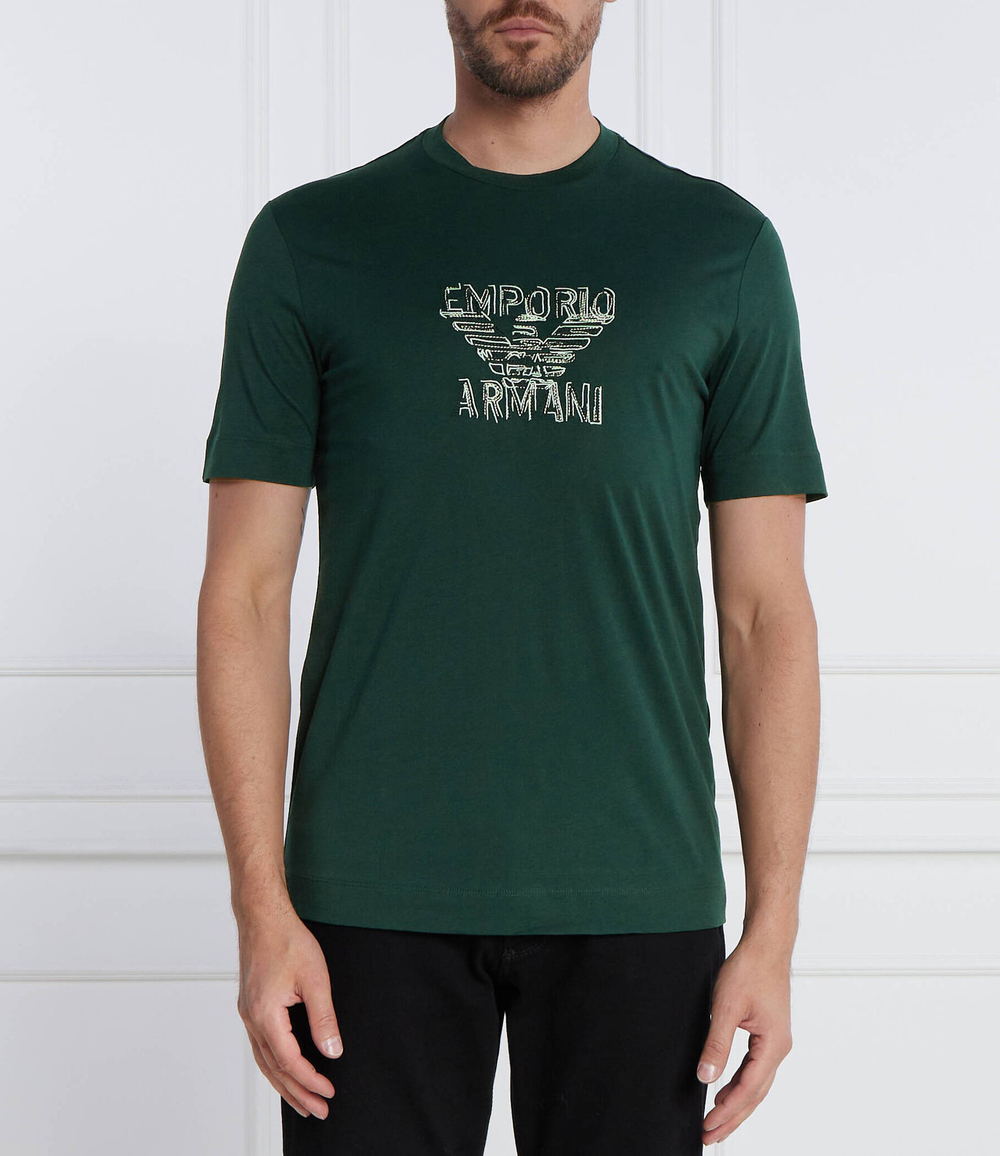 Футболка Emporio Armani - темно-зеленый(6R1T74 1JPZZ)