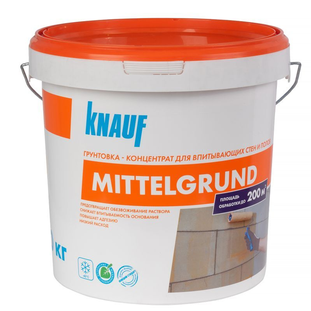 Грунтовка-концентрат Кнауф Миттельгрунд глубокого проникновения 10 л