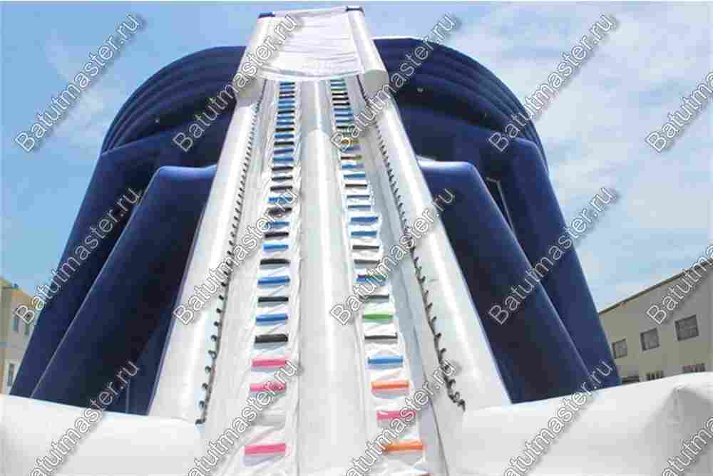 Надувная прямая водная горка «Трезубец», 58*18*11 м