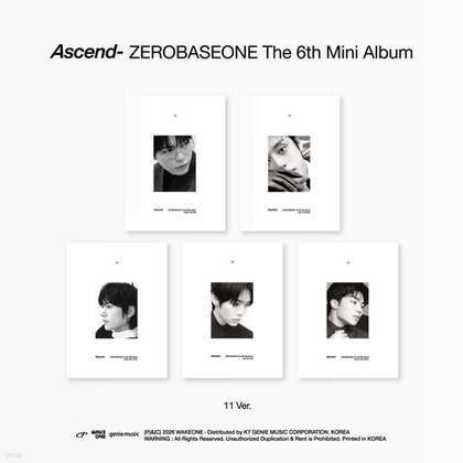 Альбом ZEROBASEONE - Ascend- (11 Ver.)