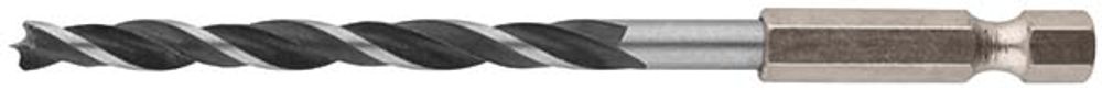36055 Сверло по дереву U-хвостовик под биту 5х106 мм FIT---