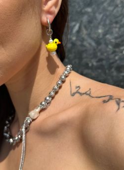 Серьги трансформеры Baby Duck