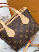 Сумка Neverfull mini, кошелек, брелок Louis Vuitton