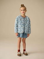 Куртка джинсовая стеганая для девочки Next E25-191, Голубой