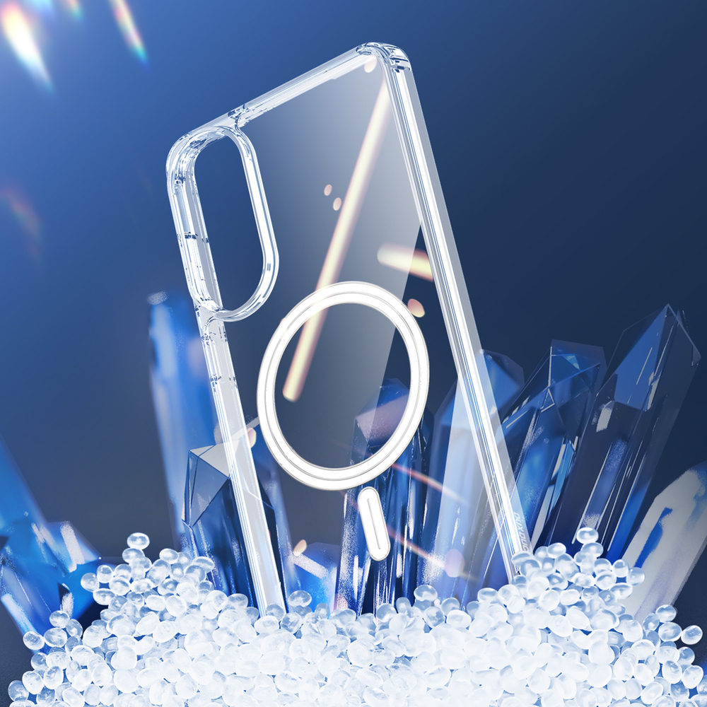 Защитный прозрачный чехол с MagSafe для Samsung Galaxy S25 Edge, серия Clin Mag Series от Dux Ducis