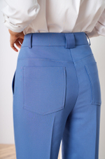 3819 Брюки женские (дымчато-синий)