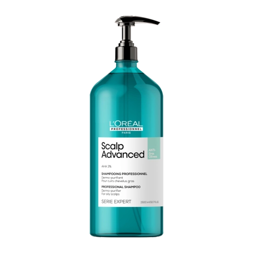 L'Oreal Professionnel SCALP ADVANCED шампунь очищающий для склонных к жирности волос , 1500 мл .