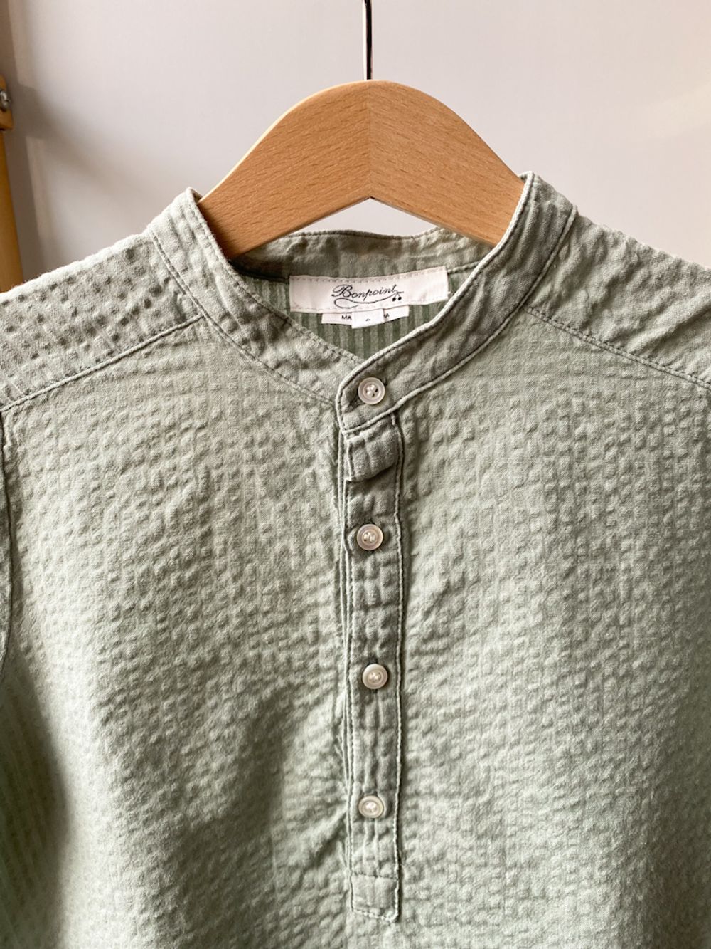 Хлопковая рубашка Bonpoint, 116