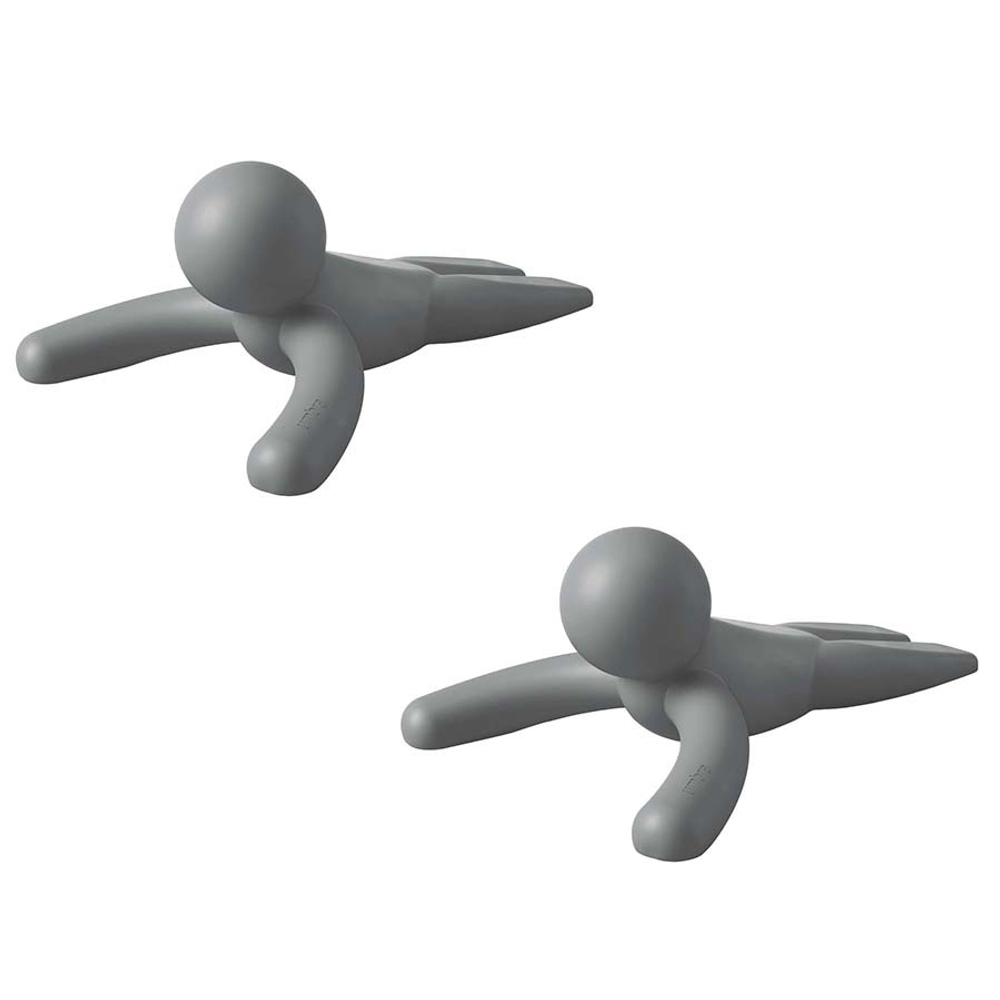 Набор дверных стопперов buddy, серый, 2 шт.