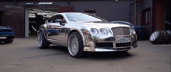 Пленка для авто «Хром — Серебро» (Carbins)