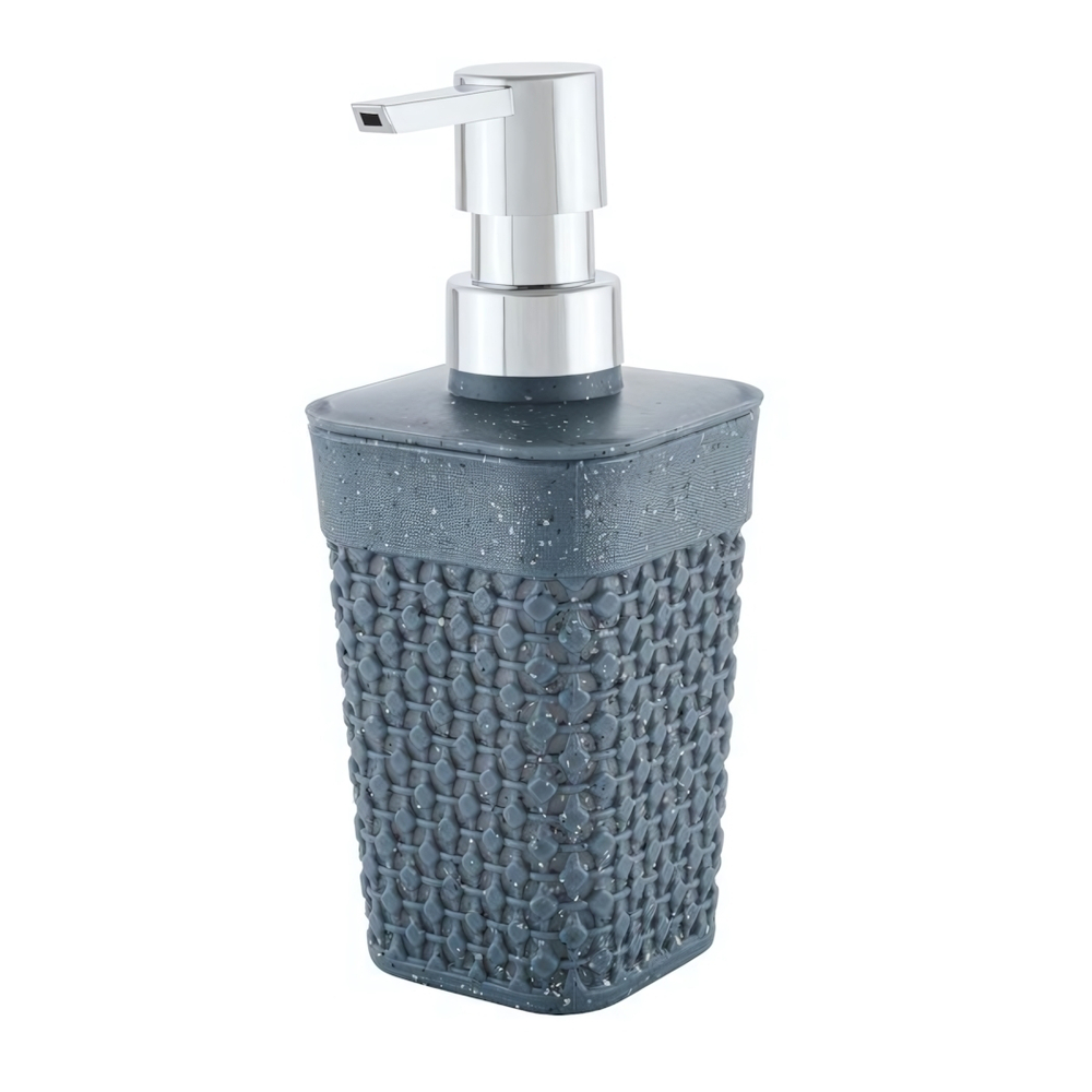 Дозатор для жидкого мыла Plast Team Stone 75х58х166мм темный камень