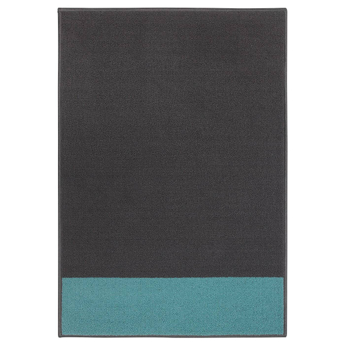 Придверный коврик IKEA HALSTED (ХОЛСТЕД), Серый / Синий, 70х100 см